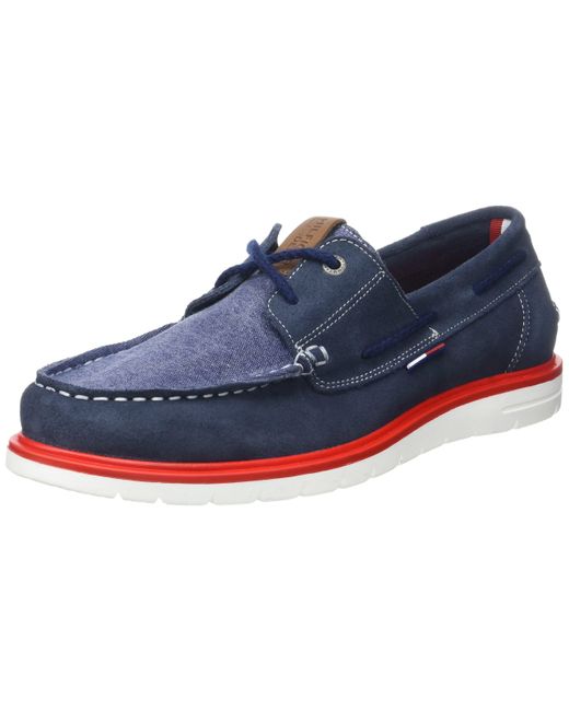 Tommy Hilfiger Blue G2385rant 2c Boat Shoes for men