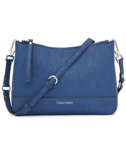 Calvin Klein Reyna Novelty Messenger Crossbody in Blue Lyst