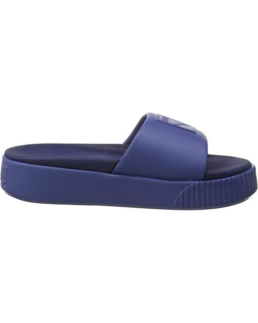 PUMA Blue Platform Slide Wns Sandals
