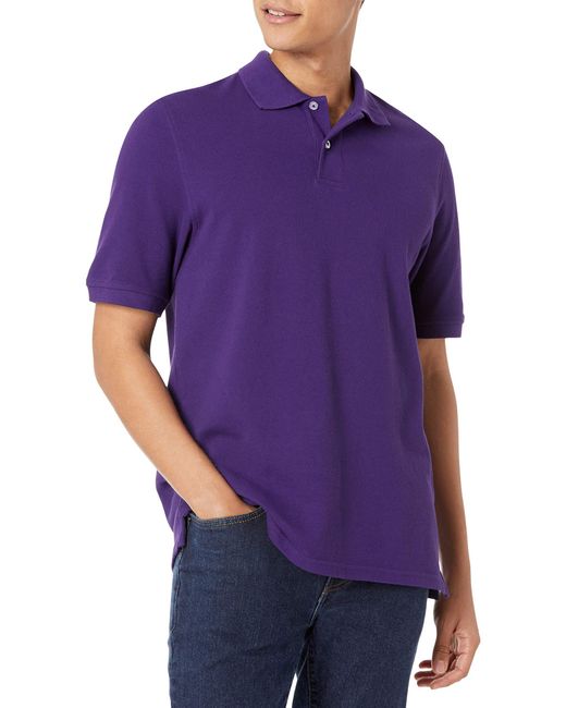 Polo en Coton Piqué à Coupe Classique Amazon Essentials pour homme en coloris Purple
