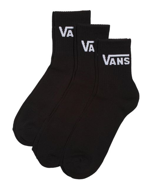 | Lot de 3 paires de chaussettes semi-ras du cou pour femme Vans en coloris Black