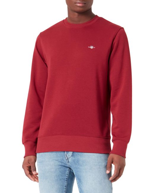 Gant Red Reg Shield C-neck Sweatshirt for men