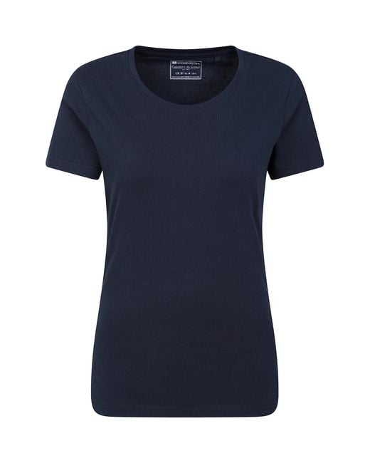 Mountain Warehouse Blue Shirt - Lightweight Easy Care Ladies Regular Fit Casual Top - Best For Spring