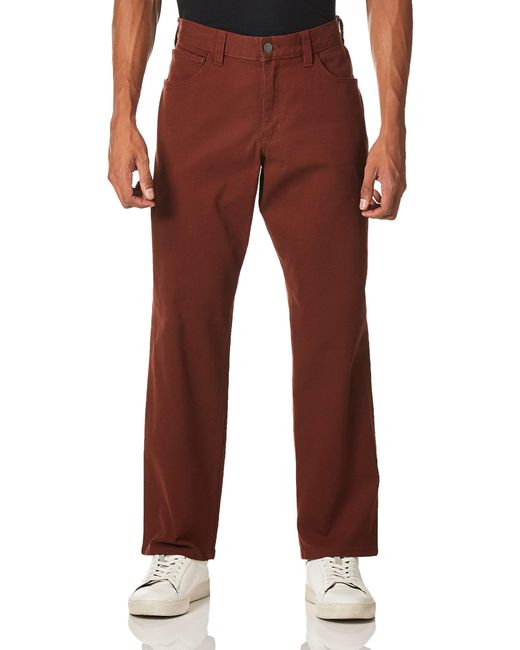 Carhartt Red S Rugged Flex Rigby Five Pocket for men