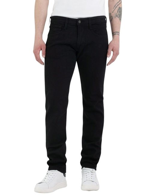 Replay Black Jeans Anbass Slim-Fit