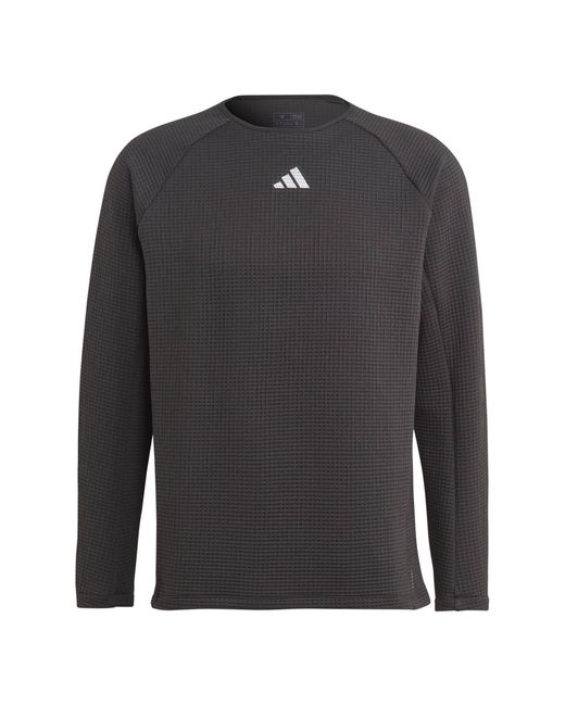 Adidas Laufshirt ULTIMATE CTE WARM in Gray für Herren