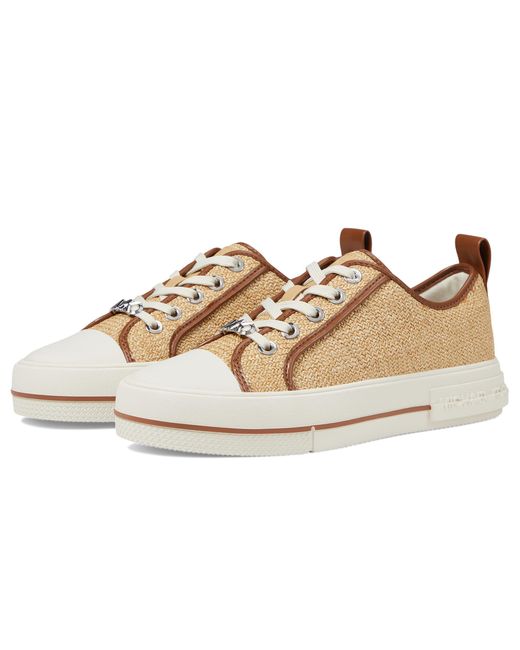 Michael Kors Evy Lace Up Sneakers in het Black