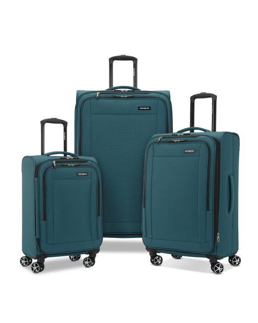 Samsonite Saire Lte Softside Expandable Luggage With Spinners | Pine Green | 2pc Set for men