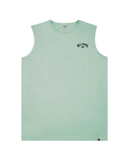Billabong Green Big And Tall Muscle Shirts For – Jersey Sleeveless Muscle T for men
