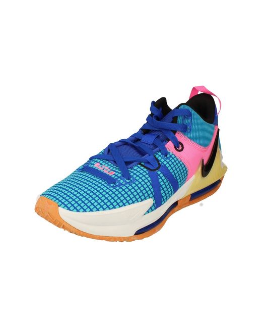 Lebron Witness VII Uomo Basketball Trainers DM1123 Sneakers Scarpe di Nike in Blue da Uomo