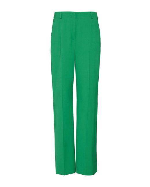 Comma, Green Hochwertige Hose mit Wide Leg smaragd 38/REG