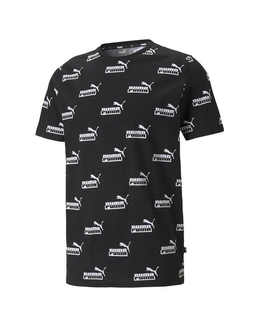 PUMA Amplified Tee T-Shirt in Black für Herren
