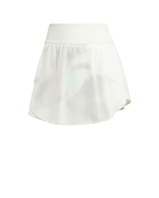 Adidas White Tennis Aero.rdy Pro Skirt