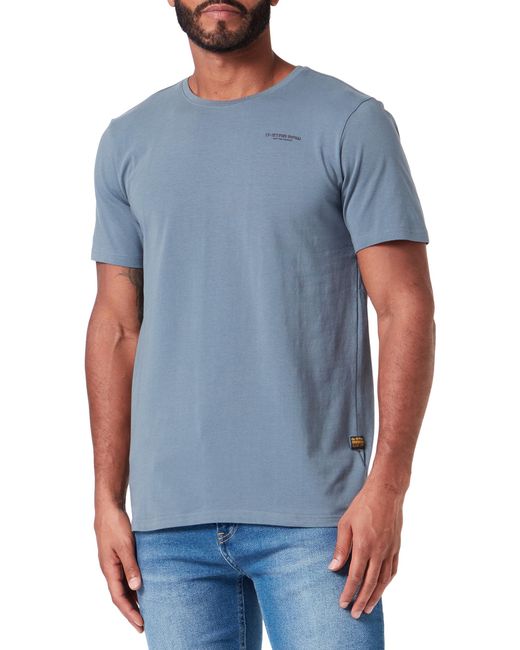 G-Star RAW Slim Base T-Shirt in Blue für Herren