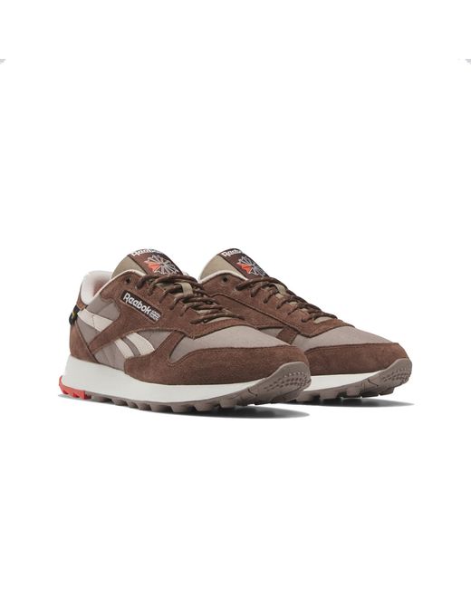 Reebok Brown Classic Leather Trainers Shoes