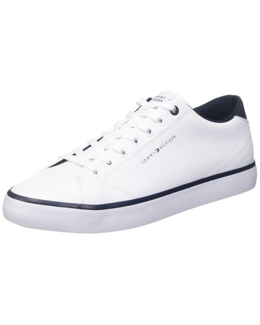 Tommy Hilfiger White Th Hi Vulc Core Low Leather for men