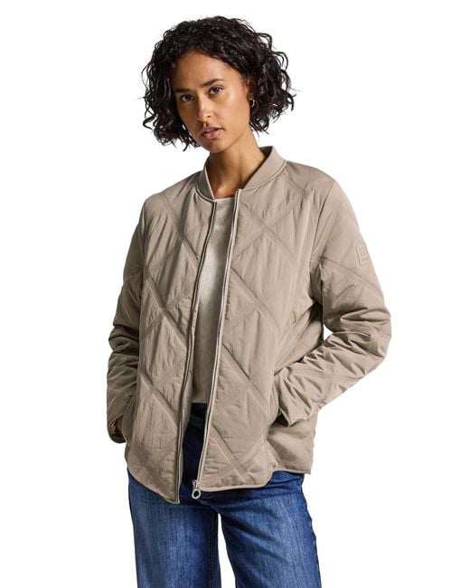 Street One Natural Blouson mit Steppmuster