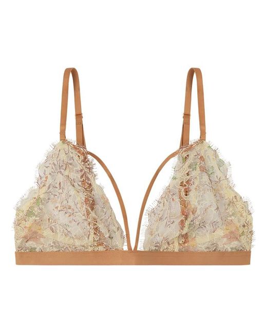Sujetador Triangular Colección Autumn Rose Women'secret de color Natural