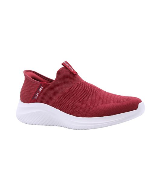 Skechers Ultra Flex 3.0 Smooth Step Trainers Sneaker in het Red voor heren