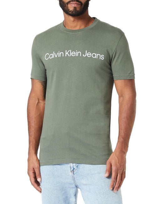 Calvin Klein Green S/s T-shirts for men