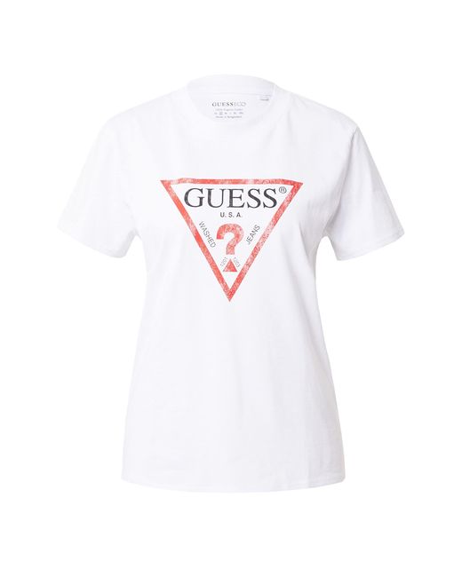T-shirt pour femme Guess en coloris White