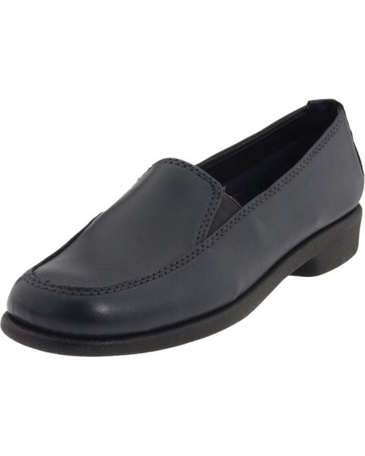 Hush Puppies Heaven Slip On,navy Leather,9.5 Ew Us in Blue Lyst