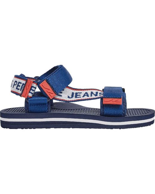 Pepe Jeans Pool One Slides Eu 39 in het Blue voor heren