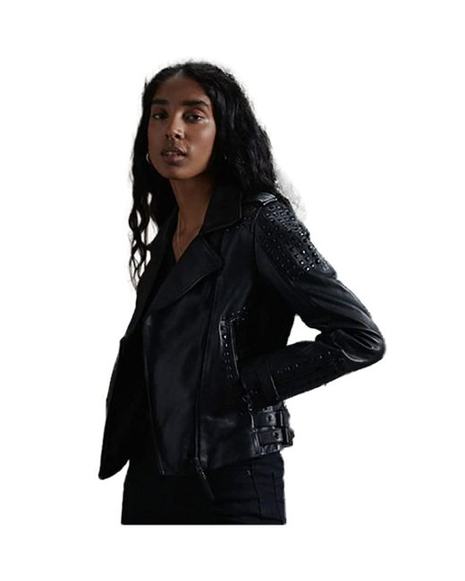 superdry faux leather jacket