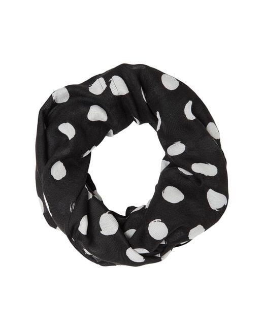 S.oliver Black Loop-Schal aus Viskose mit Artwork schwarz ONESIZE