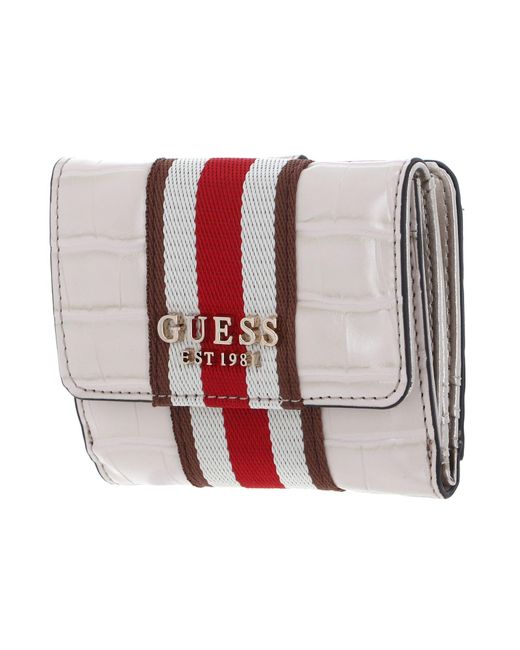 Guess Nelka Slg Card Case & Coin Purse Stone in het Multicolor