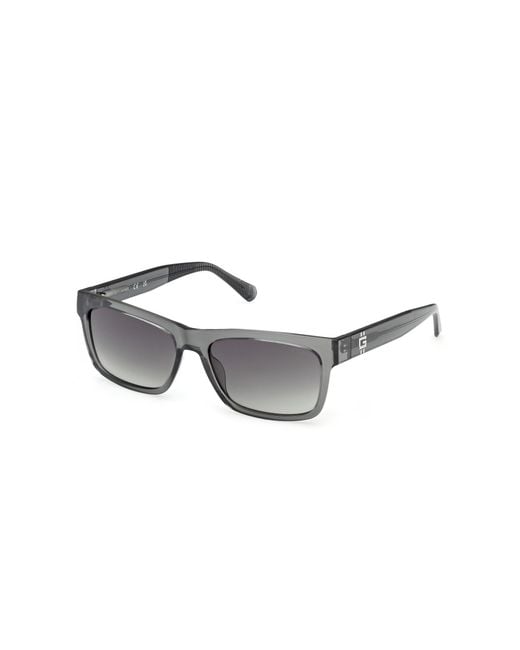 Occhiali da Sole GU00221 20B shiny grey 57/17/145 Uomo di Guess in Gray da Uomo