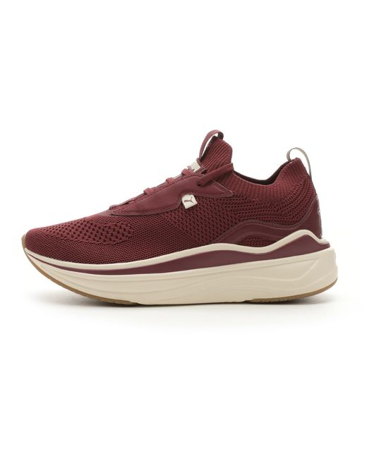 PUMA Red Softride Stakd Sneaker