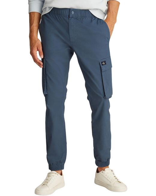 Calvin Klein Calvin Klein Cargo Hose Skinny Fit in Blue für Herren