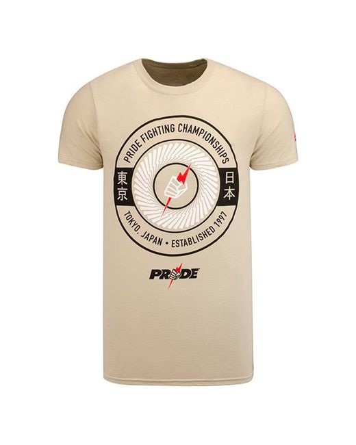 Reebok Natural S Pride Fighting Championship Graphic T-shirt for men