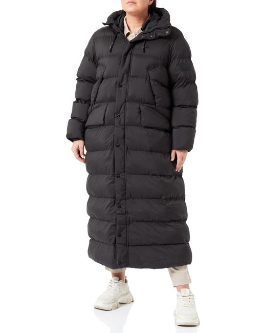 G-Star RAW Black Whistler Long Puffer Wmn