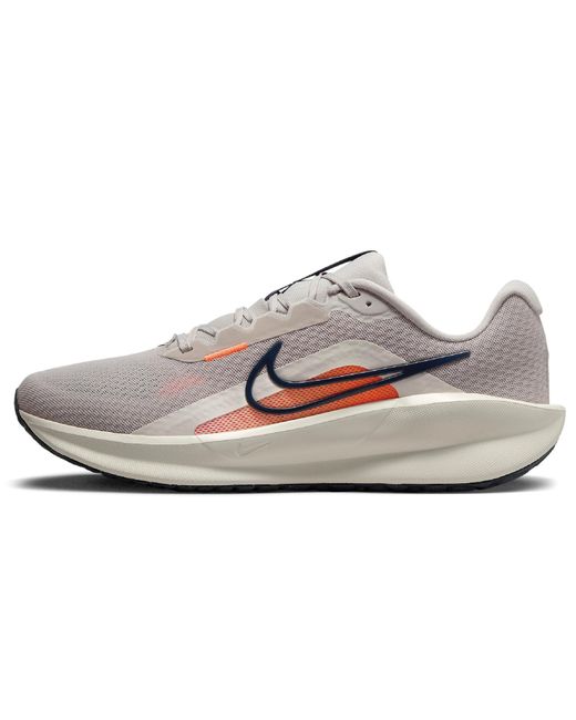 Nike Downshifter 13 Laufschuhe Farbe: Grau/Orange/Blau in White für Herren