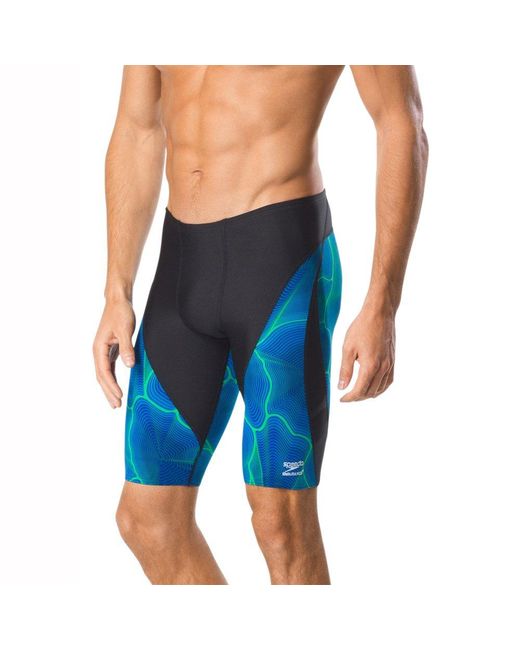 Speedo Blue Static Boom Jammer Swimsuit for men