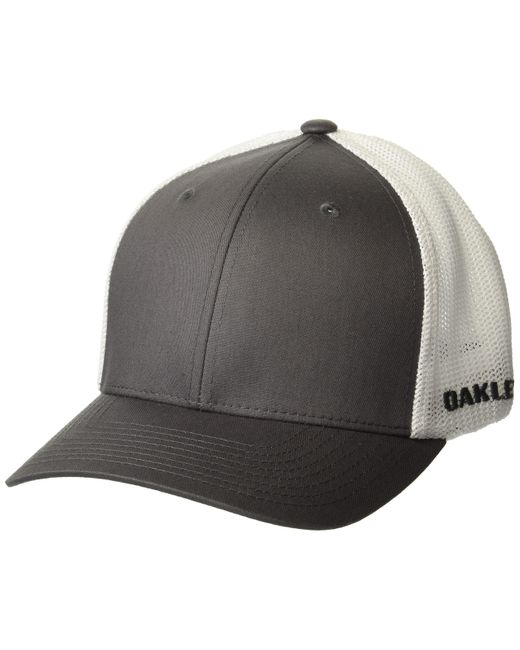 Oakley Gray 's Golf Cresting Trucker Hat Cap