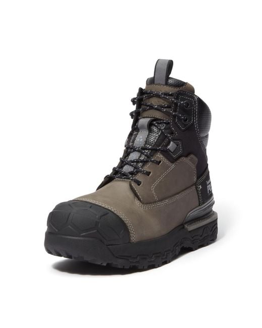 Timberland Black Boondock Ultralight 6 Inch Composite Safety Toe Waterproof Industrial Work Boot for men