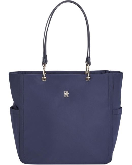 Tommy Hilfiger Blue Tote Bag Tasche Spring mit Reißverschluss