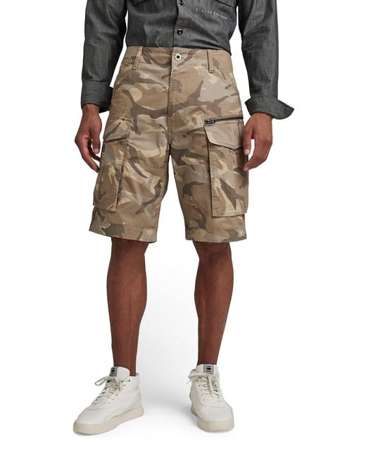 G-Star RAW Multicolor Rovic Zip 3d Relaxed Fit Cargo Short for men