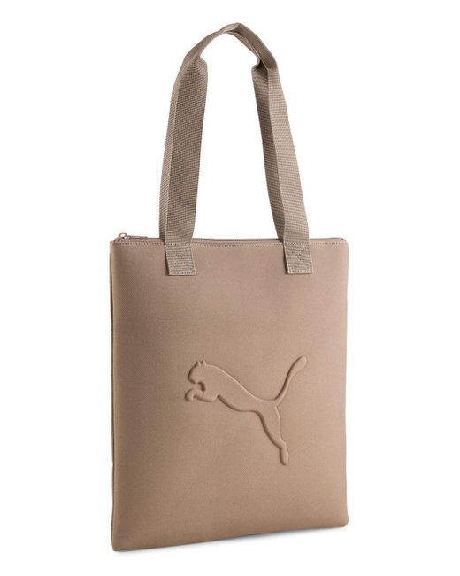 Buzz Tote Totally Taupe di PUMA in Natural