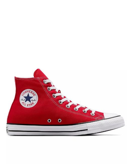 Converse Red All Star Chuck Taylor High Tops