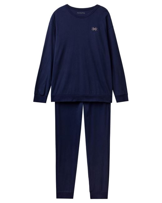 Benetton Blue Pig(mesh+pant) 3vd04p01n Pajama Set for men