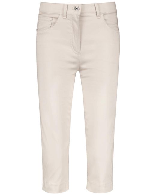 Gerry Weber Natural SOL꞉INE BEST4ME Capri unifarben 3/4 Länge Muschel 38