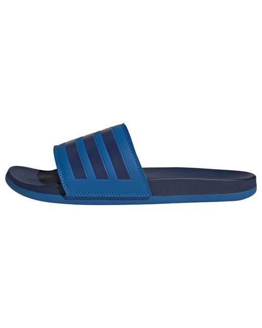 Adidas Blue Adilette Comfort Slides