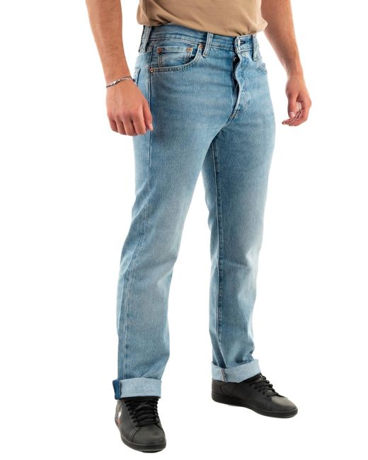 Levi's 501® Original Fit Jeans,Glassy Waves,30W / 30L in Blue für Herren