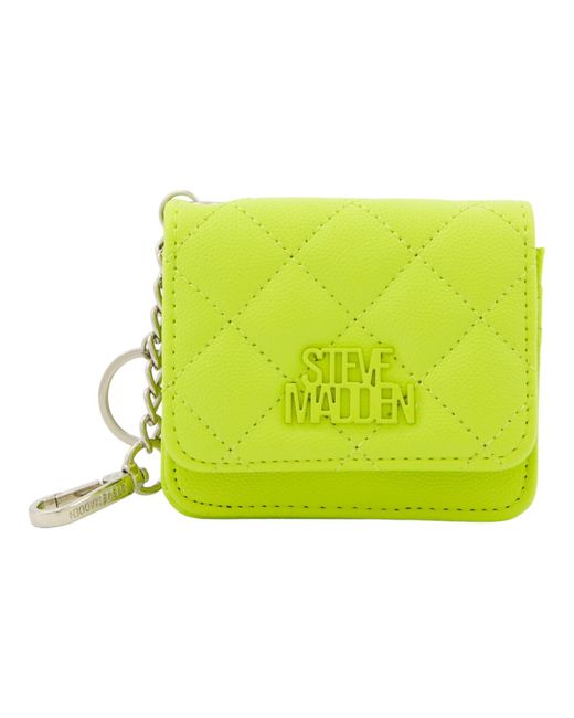 Steve Madden Green Bwren Flap Wallet mit Schlüsselring