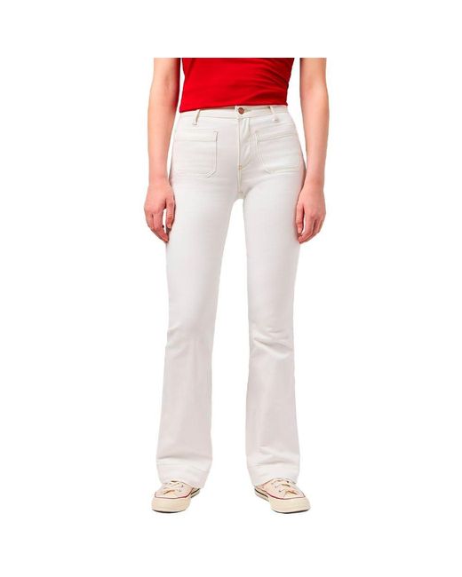 Wrangler White Flare Pants