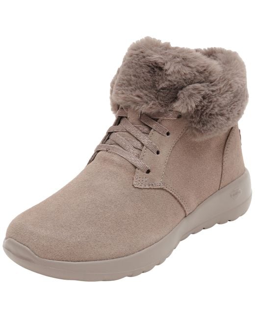 Skechers On-the-go Joy Enkellaars in het Brown
